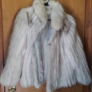 Fox fur coat